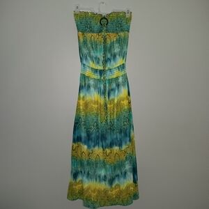 Grass collection women's maxi dress tye dye size M fairy